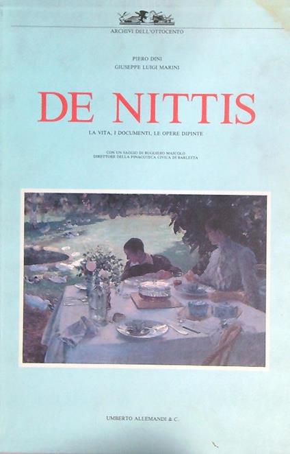 De Nittis: la vita, i documenti, le opere dipinte. 2vv - Piero Dini - copertina