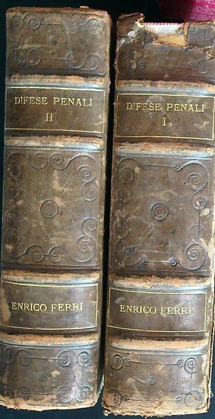Difese Penali. Studi di Giurisprudenza Penale. 2vv - Enrico Ferri - copertina