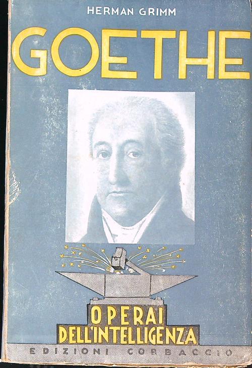 Goethe   - Herman Grimm - copertina