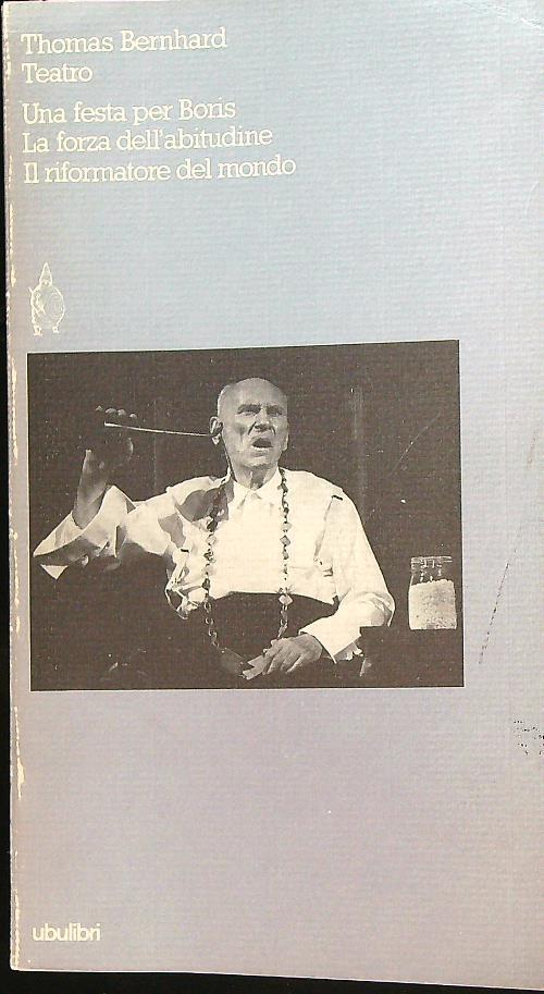 Teatro   - Thomas Bernhard - copertina