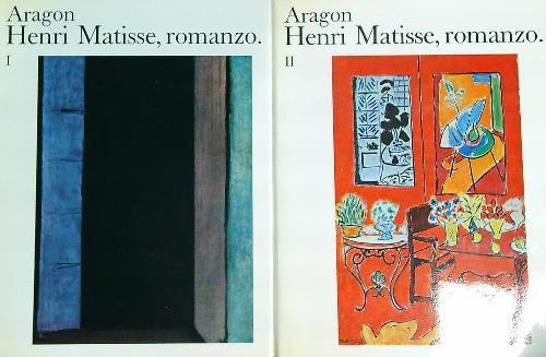 Henri Matisse, romanzo. 2vv - Aragon - copertina