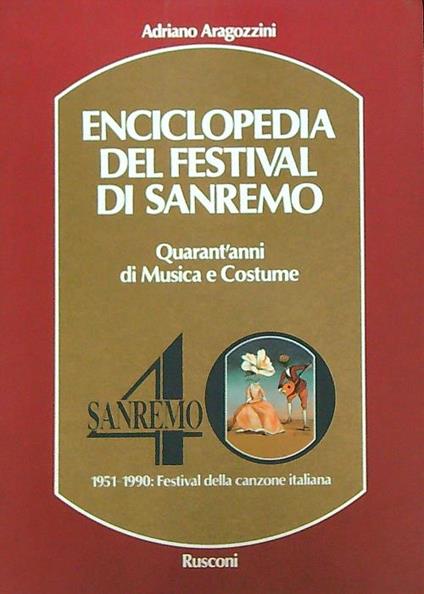 Enciclopedia del Festival di Sanremo  - Adriano Aragozzini - copertina