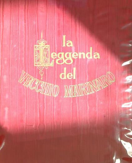 La  leggenda del vecchio marinaro - Samuel Coleridge - copertina