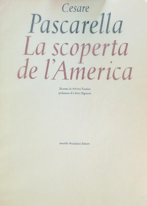 La Scoperta dell'America  - Cesare Pascarella - copertina