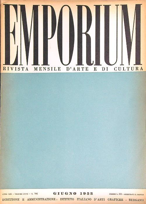 Emporium 702/1953 - copertina