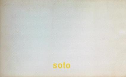 Jesus Soto - copertina