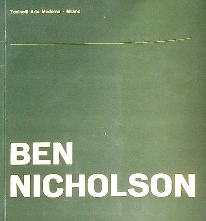 Ben Nicholson  - copertina