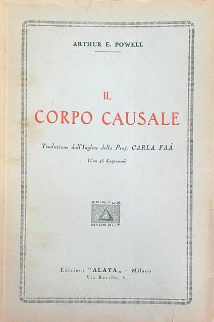Il corpo causale  - Artur Powell - copertina