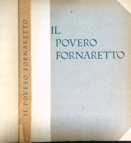 Il povero fornaretto - aa.v. - copertina