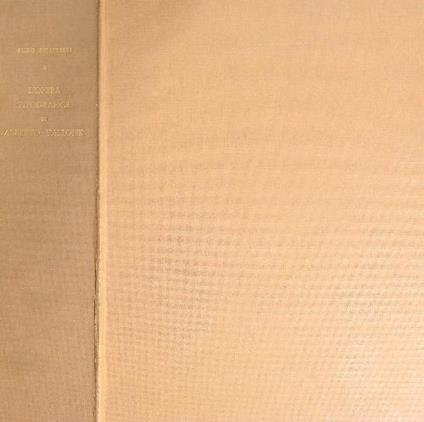 L' opera tipografica di Alberto Tallone  - Piero Pellizzari - copertina