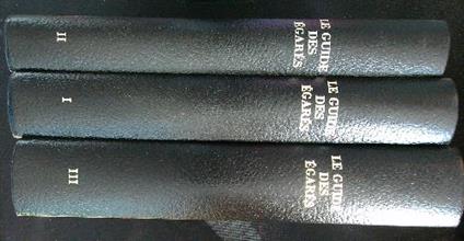 Le guide des egares. 3vv - S. Munk - copertina