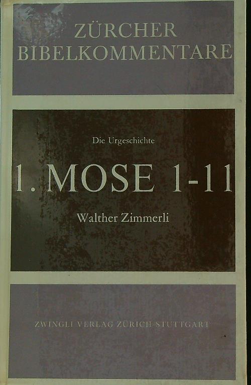 1. Mose 1-11: die urgeschichte  - Walther Zimmerli - copertina