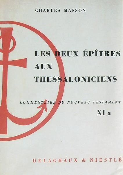 Les Deux Epîtres de saint Paul aux Thessaloniciens - Charles Masson - copertina