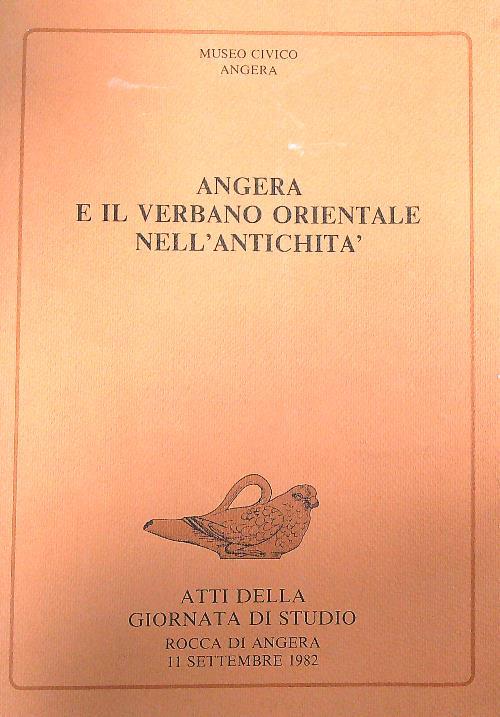 Angera e il verbano orientale nell'antichità - copertina