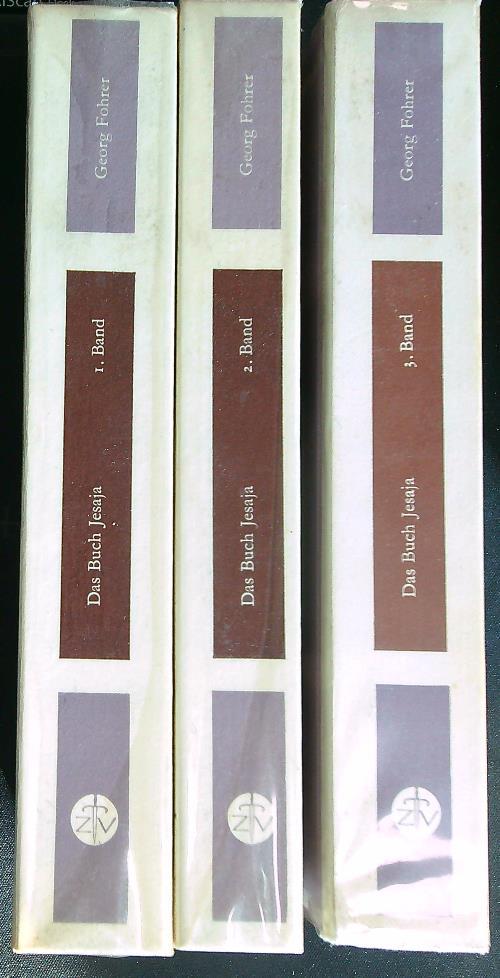 Das Buch Jesaja. 3vv - Georg Fohrer - copertina