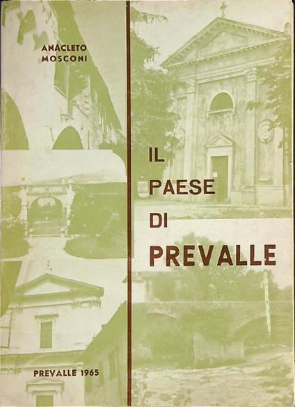 Il paese di Prevalle  - Anacleto Mosconi - copertina