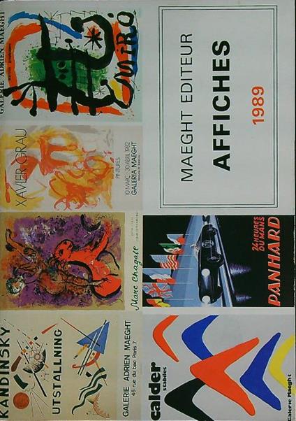 Affiches 1989 - copertina