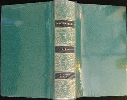 Opere Lettere - Niccolo Machiavelli - copertina