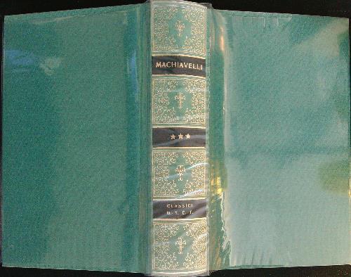 Opere Lettere - Niccolo Machiavelli - copertina