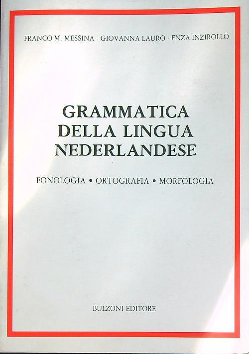 Grammatica della lingua  neerlandese  - copertina