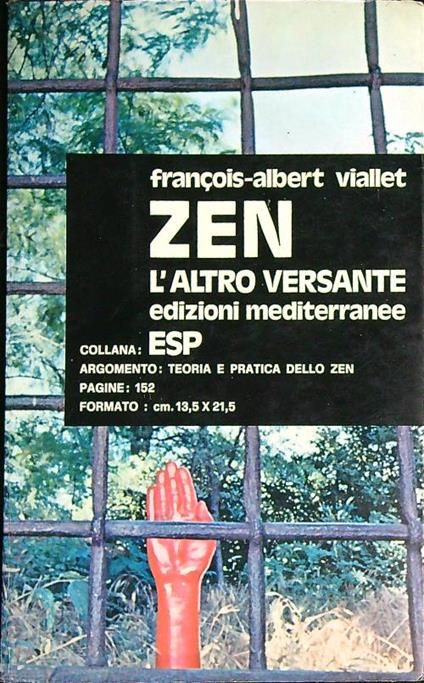 Zen l'altro versante   - francois-albert Viallet - copertina