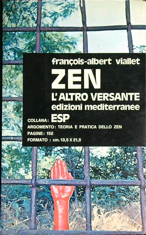 Zen l'altro versante   - francois-albert Viallet - copertina
