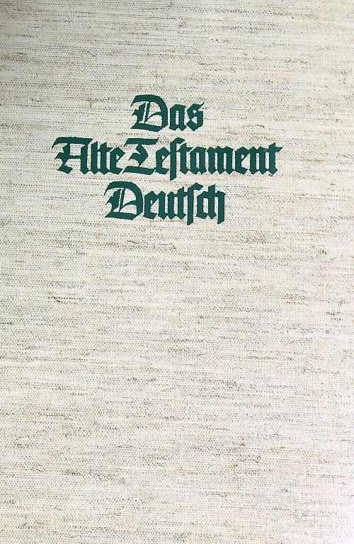 Der Prophet Hesekiel  - Walther Eichrodt - copertina