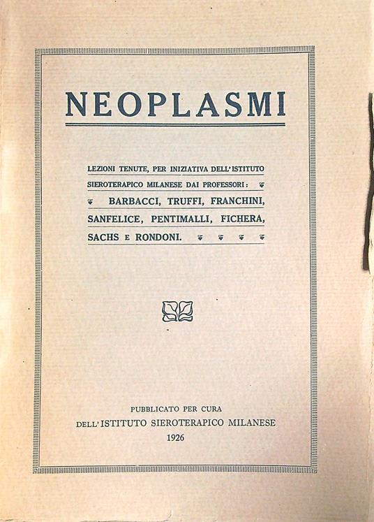 Neoplasmi - copertina