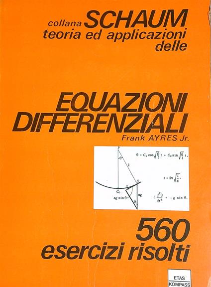 Equazioni differenziali - Frank Ayres - copertina