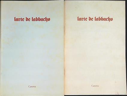 Larte de labbacho.  Primo libro di aritmetica stampato - copertina