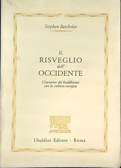 Il Risveglio dell'Occidente - Stephen Batchelor - copertina