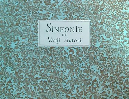 Sinfonie di Varij Autori - copertina