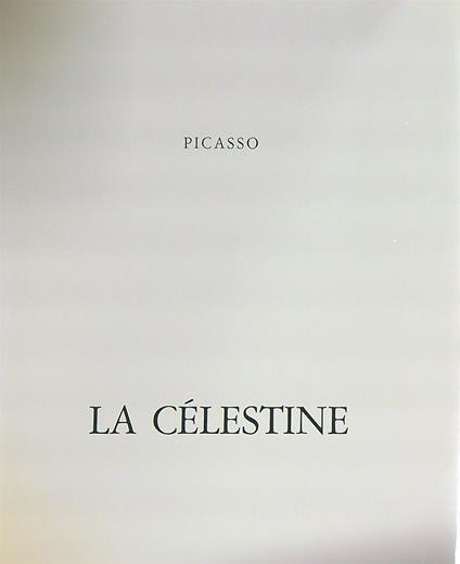 La celestine - Picasso - copertina