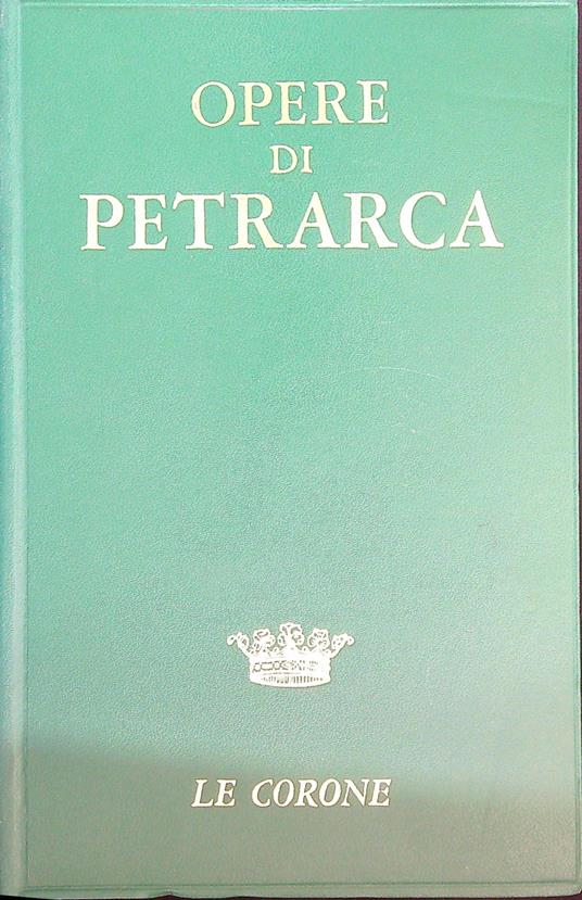 Opere - Petrarca - copertina