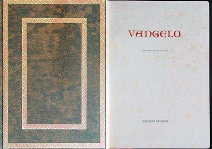 Vangelo - copertina