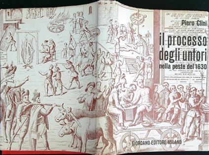 Il processo degli untori - Piero Clini - copertina