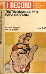 Testimonianza Per Papa Giovanni