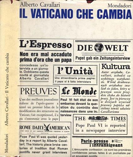 Il Vaticano Che Cambia - Alberto Cavallari - copertina