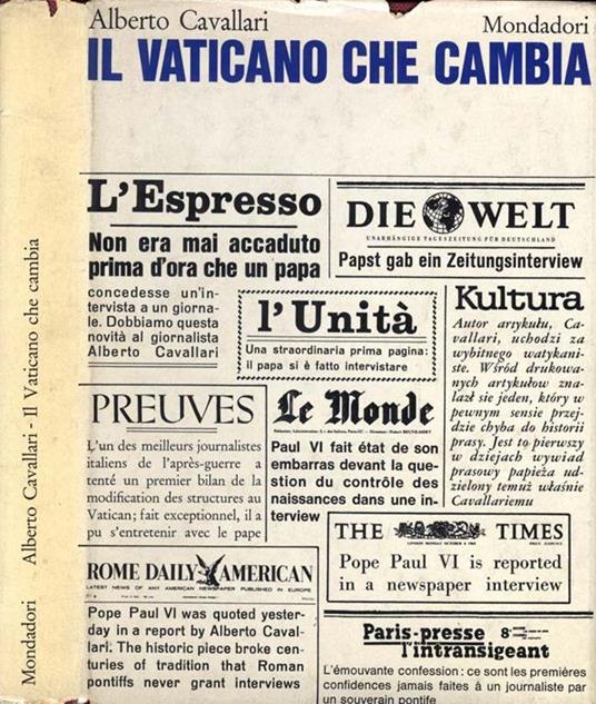 Il Vaticano Che Cambia - Alberto Cavallari - copertina