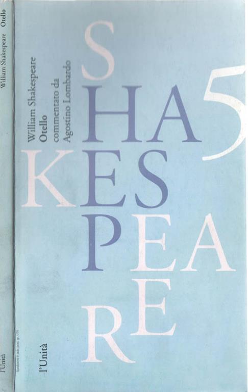 Otello - William Shakespeare - copertina