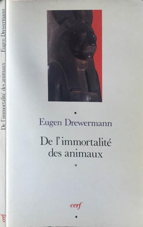 De l' immortalité des animaux - Eugen Drewermann - copertina