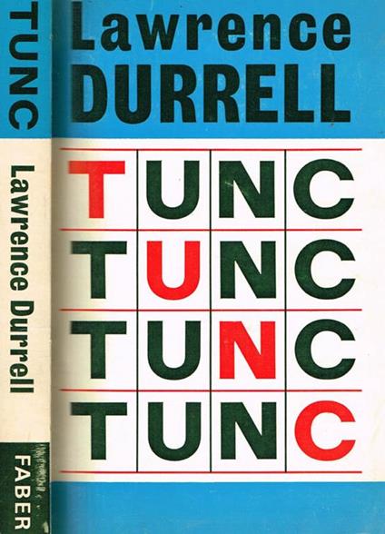 Tunc - Lawrence Durrell - copertina