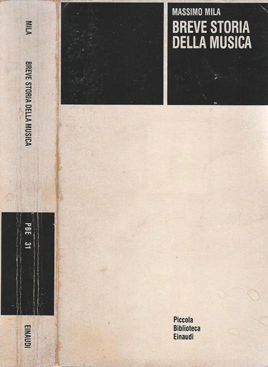 Breve Storia della Musica - Massimo Mila - copertina