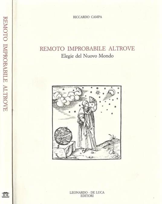 Remoto improbabile altrove. Elegie del nuovo mondo - Riccardo Campa - copertina