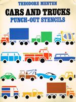 Cars And Trucks. Punch Out Stencils