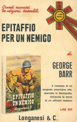 Epitaffio per un nemico - George Barr - copertina