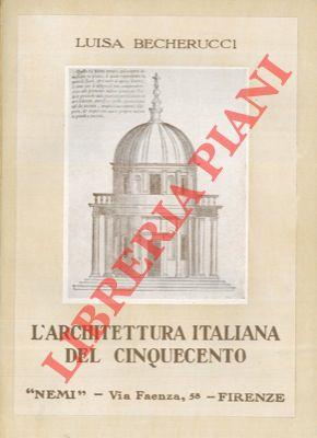 L' architettura italiana del cinquecento