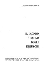 Il mondo storico degli Etruschi