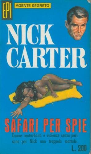 Sagari per spie - Nicholas Carter - copertina