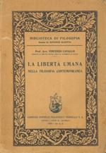 La libertà umana nella filosofia contemporanea